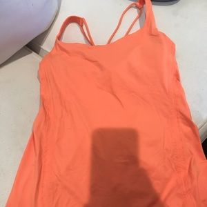 LuluLemon Orange Racertank